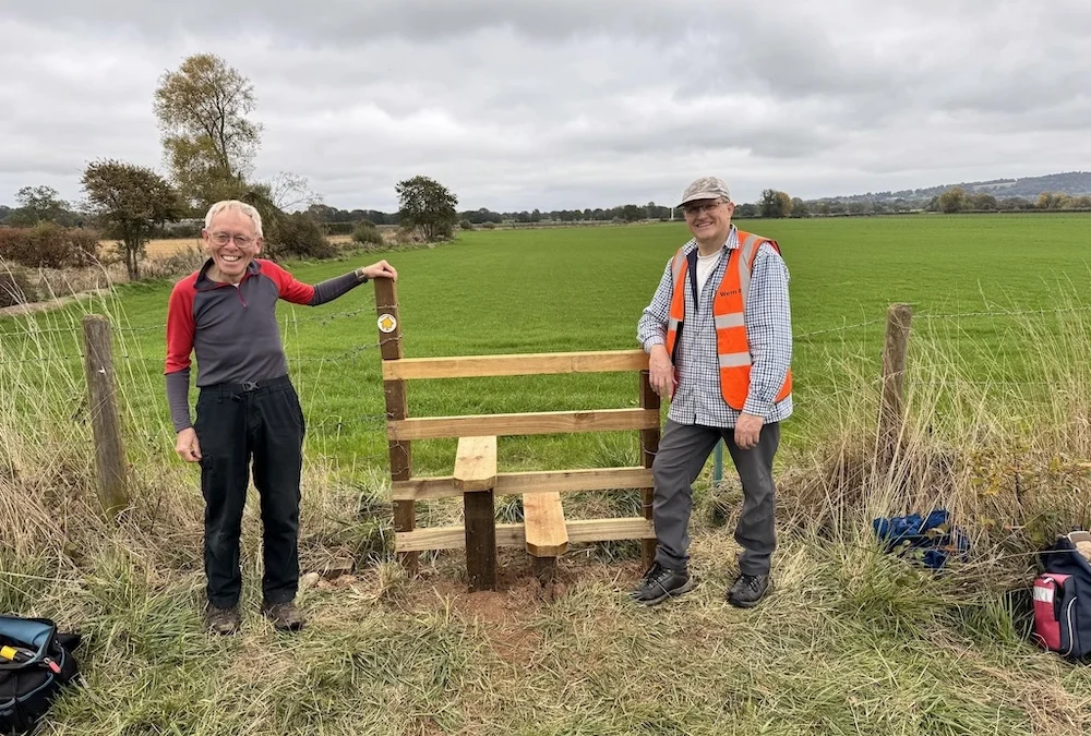 Replacing a double stile over Northwood area, on land adjacent to Ivy House Farm